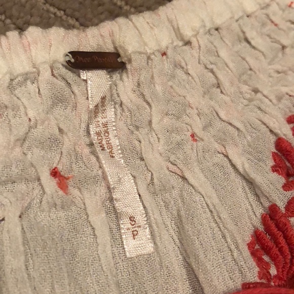 Free People embroidered tunic sz S - Picture 5 of 8